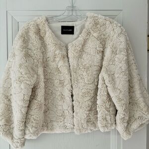 Cream colored cropped jacket